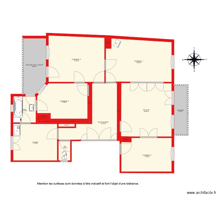 BI 2116. Plan de 0 pièce et 0 m2