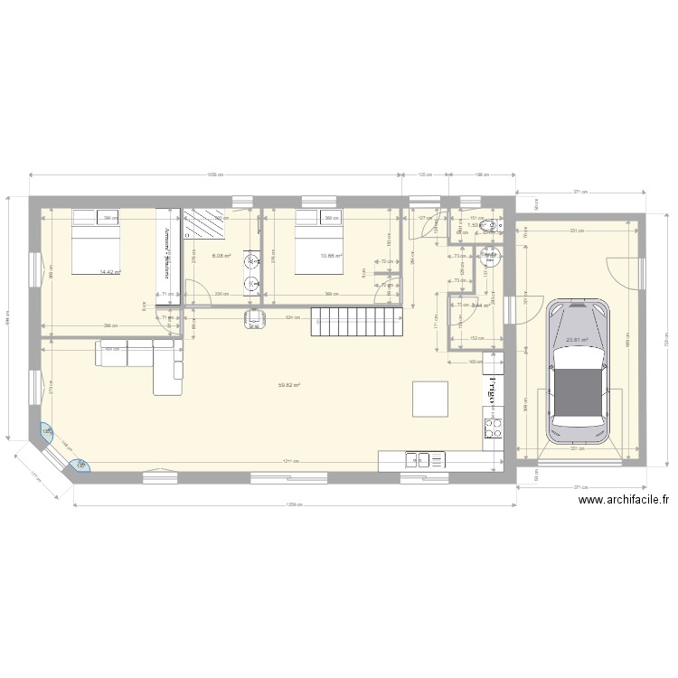 Maison 2. Plan de 0 pièce et 0 m2