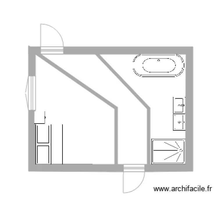 Chambre Ami Bellecour Plan B. Plan de 