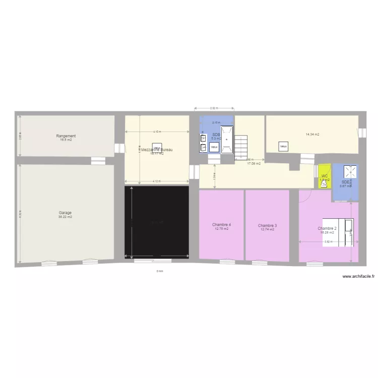 Versaugues sept Etage 1. Plan de 