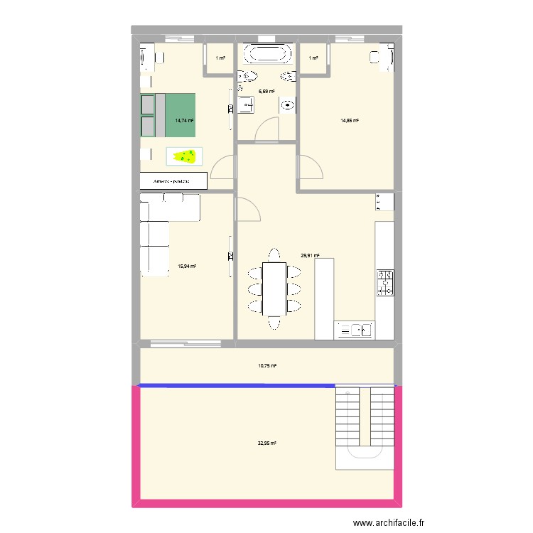 plan1. Plan de 0 pièce et 0 m2