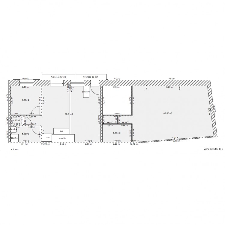 gite2 3 A. Plan de 0 pièce et 0 m2