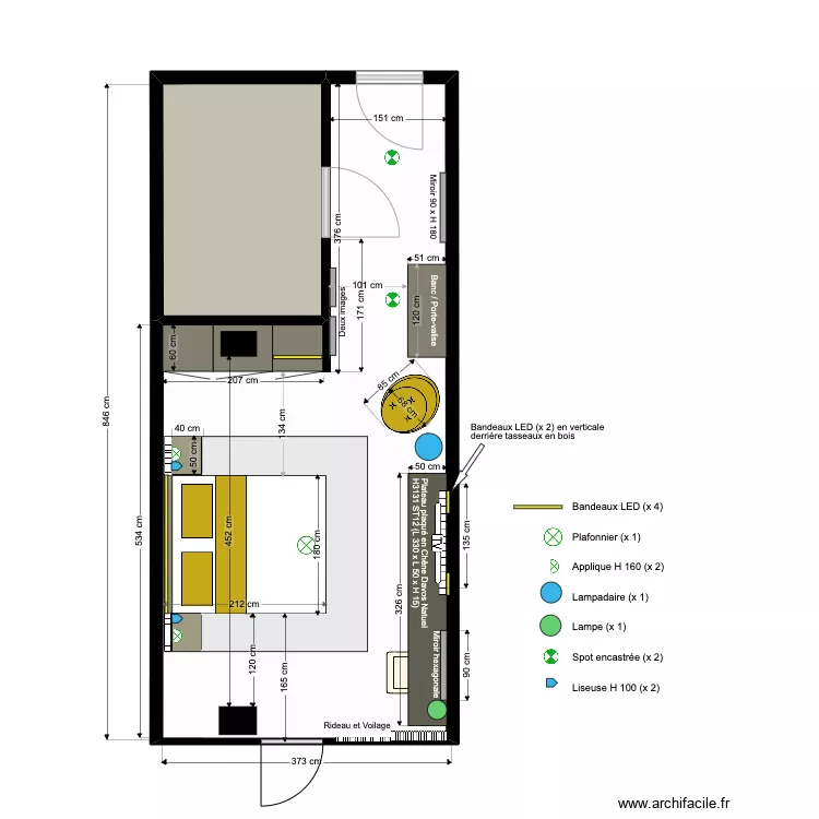 Chambre Petite. Plan de Chambre Petite. Plan de
