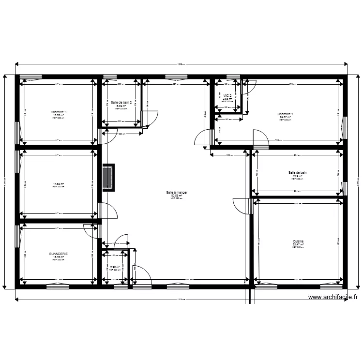 Plan maison 3. Plan de 