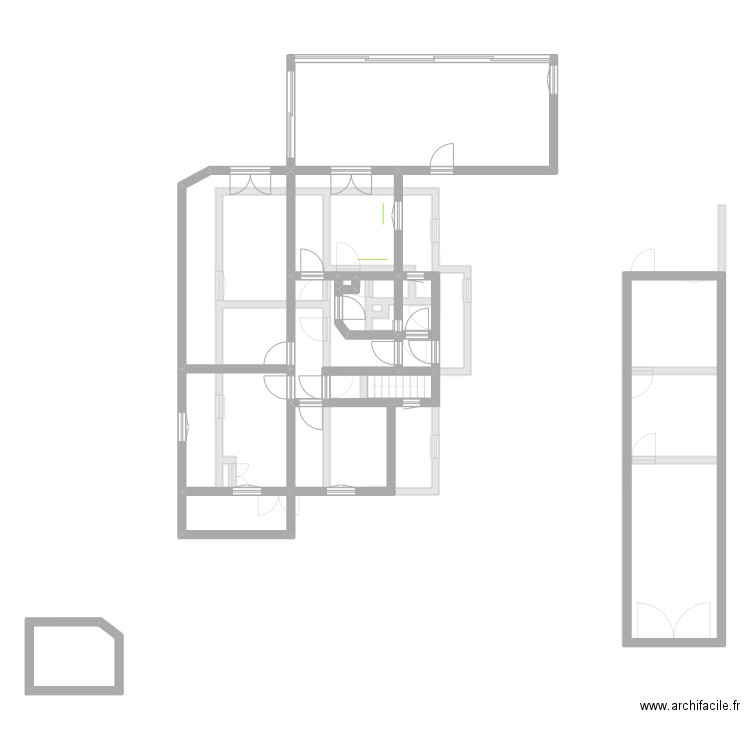 Chambesy. Plan de 40 pièces et 466 m2