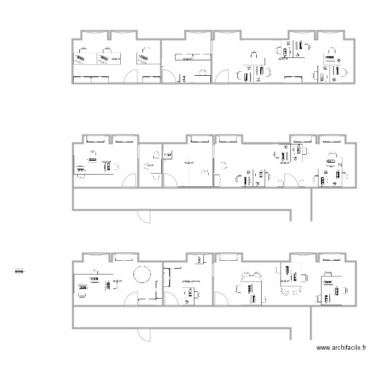 Plan Bur Enc AASM P00 V2. Plan de 0 pièce et 0 m2