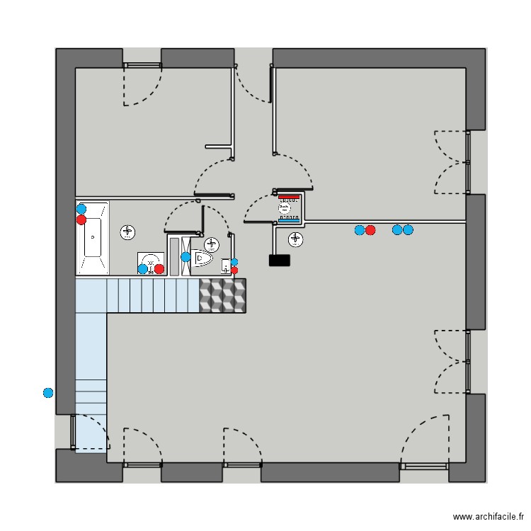 lot 2 plomberie 1/2. Plan de 0 pièce et 0 m2