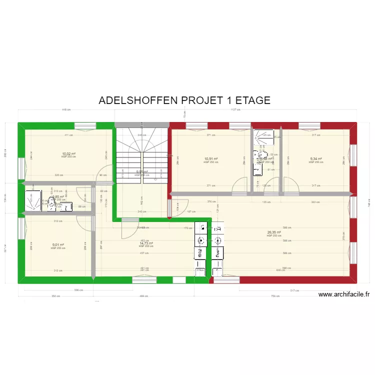 ASELSHOFEN 1 ER PROJET. Plan de 