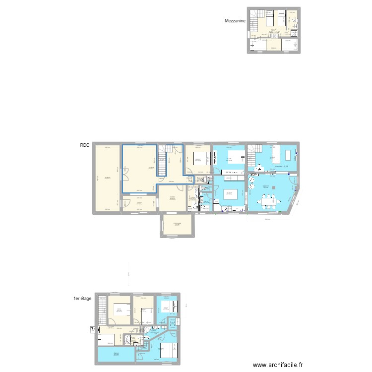 CAVALAIRE plan VF travaux V3 F. Plan de 28 pièces et 274 m2