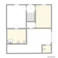 plan salle de bain avant travaux FAURE