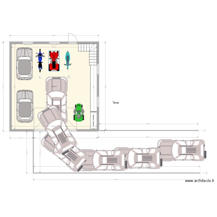 garage theo 3. Plan de 0 pièce et 0 m2