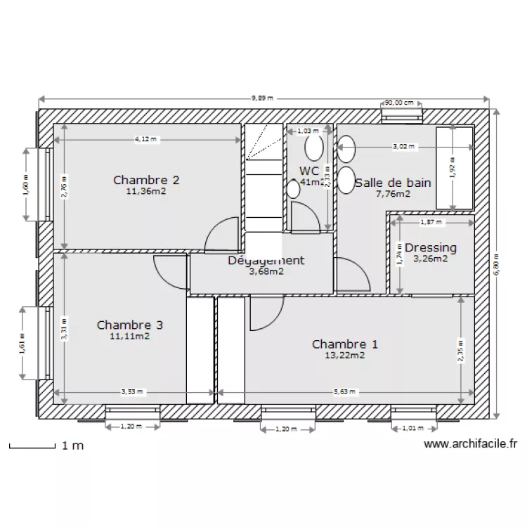 Projet DAVIS N1 V2. Plan de 