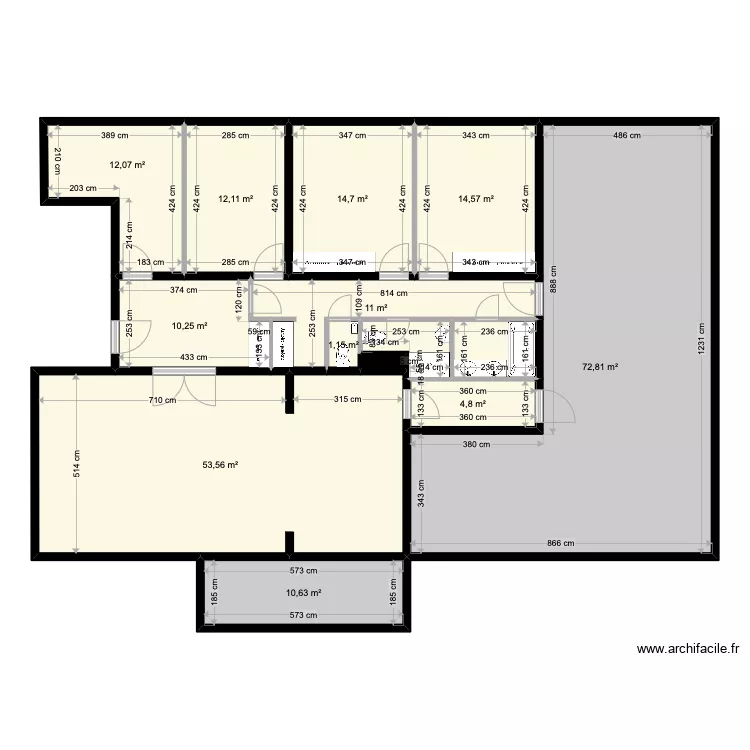 Chrystel Micka murs ma&icirc;tres. Plan de 