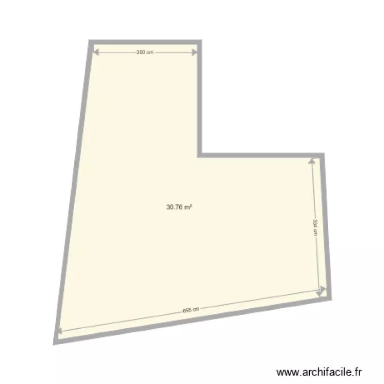 Chambre MsL. Plan de Chambre MsL. Plan de