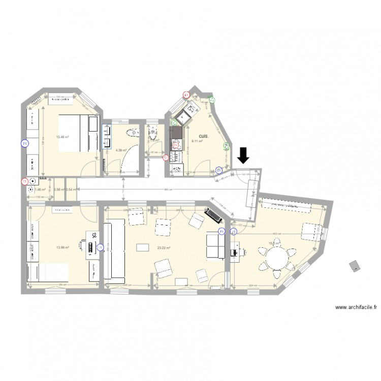 geoffroy avec 3. Plan de 0 pièce et 0 m2