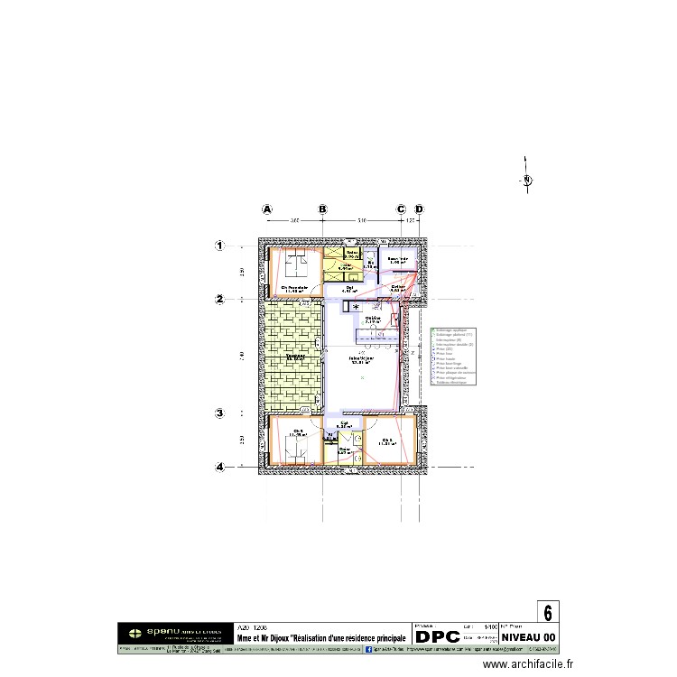 dijoux lebon. Plan de 0 pièce et 0 m2