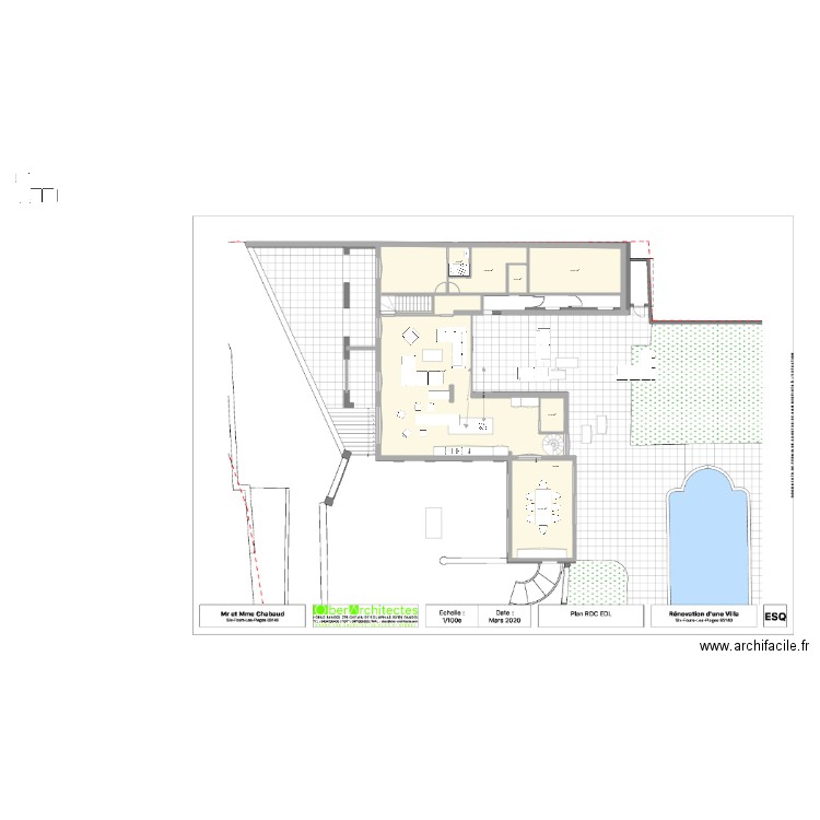 brusc plan cote oct 2020 plan cuisine salle manger au dessus garage. Plan de 0 pièce et 0 m2