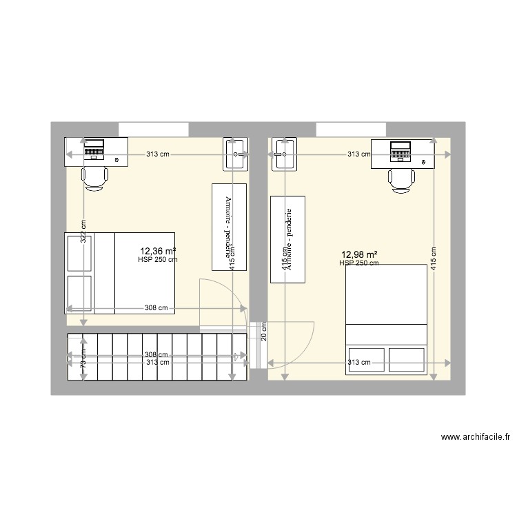 maison  étage. Plan de 0 pièce et 0 m2