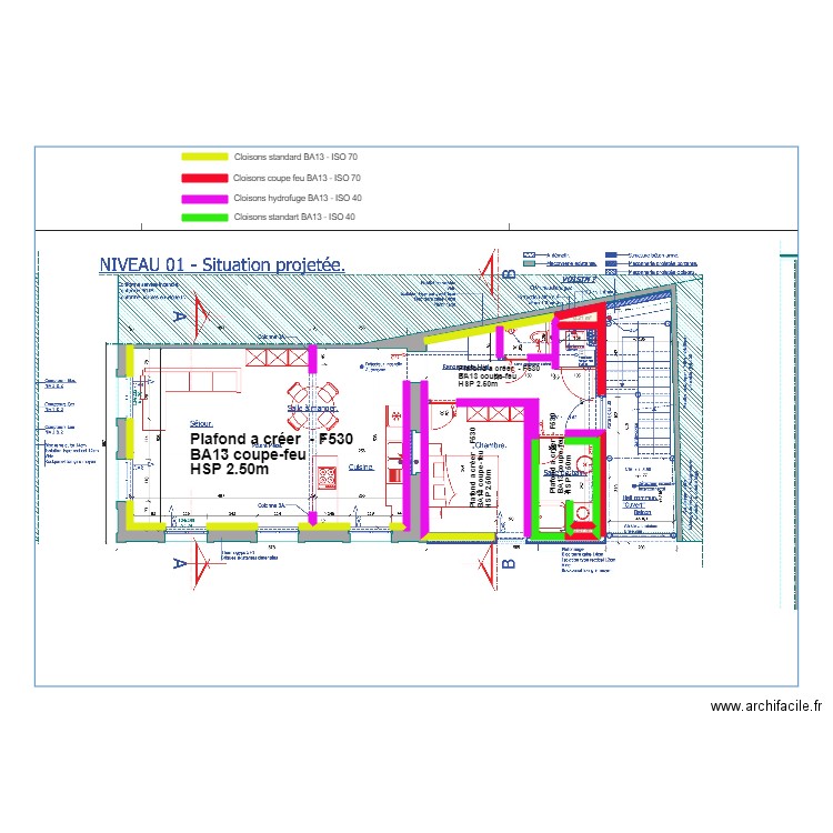 Plan platrerie R1 DUWEZ. Plan de 0 pièce et 0 m2