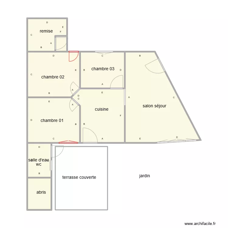 amirault v 1364. Plan de 