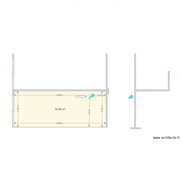 PLAN TIARE BATIMENT G  APPARTEMENT 2001. Plan de 0 pièce et 0 m2