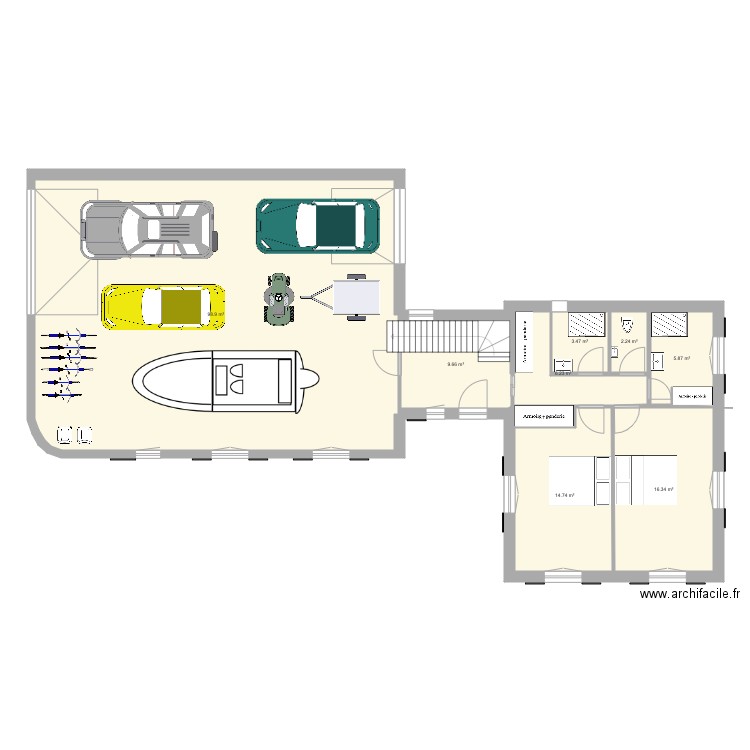 Quimiac RDC brut. Plan de 0 pièce et 0 m2