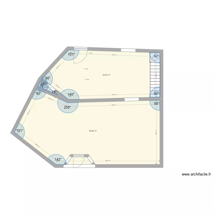 Magasin AVANT et ARRIERE. Plan de Magasin AVANT et ARRIERE. Plan de