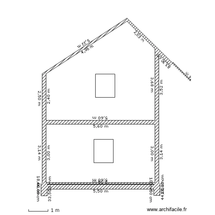 GARAGES/ Coupe B/B. Plan de GARAGES/ Coupe B/B. Plan de