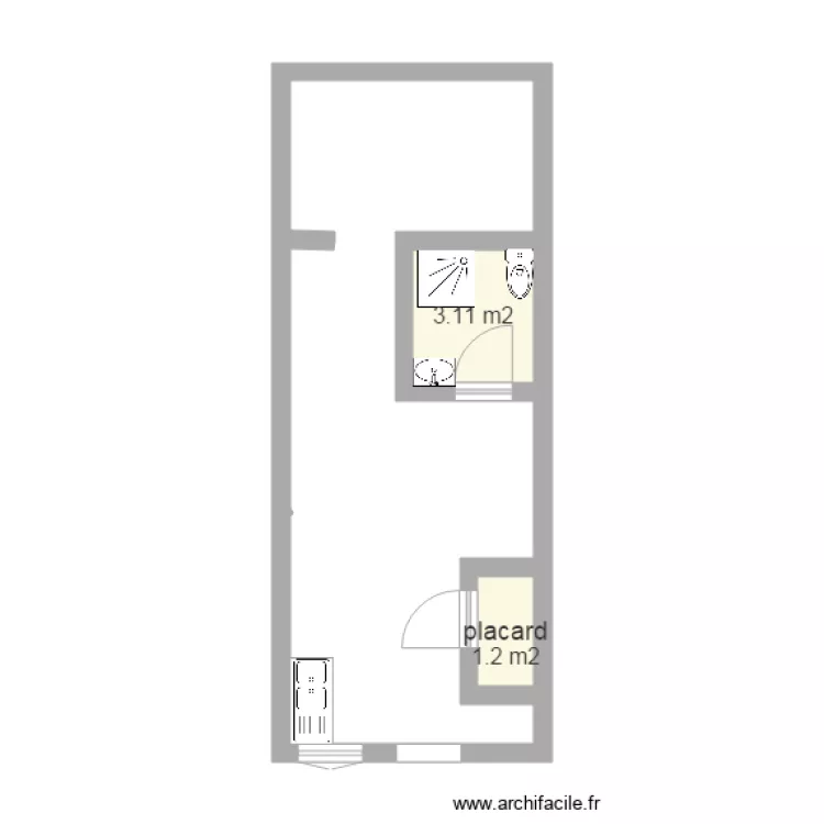 soubiran RDC nouveaux. Plan de 