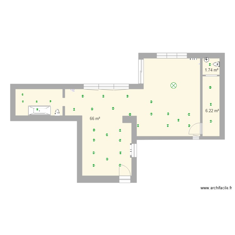 Ereffe electricité rez juin 2018. Plan de 0 pièce et 0 m2