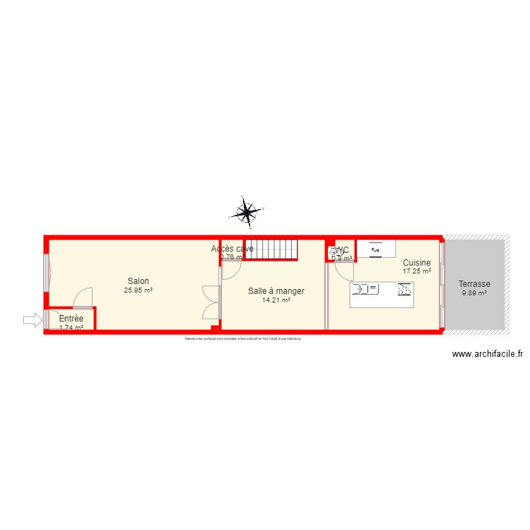 BI 6348 rdc. Plan de 0 pièce et 0 m2