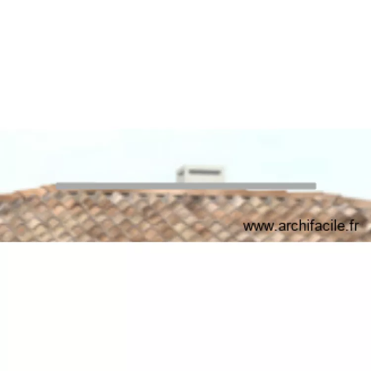 Dimension et proportions maison. Plan de 