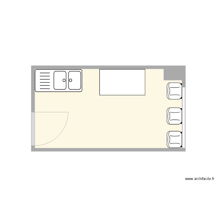 Légumerie initiale. Plan de 0 pièce et 0 m2