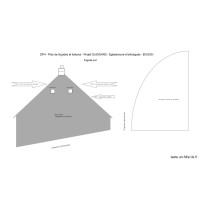 Bogon plan de facades et toit (est)