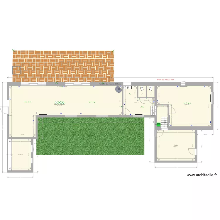 Salle de Pratique 2. Plan de 