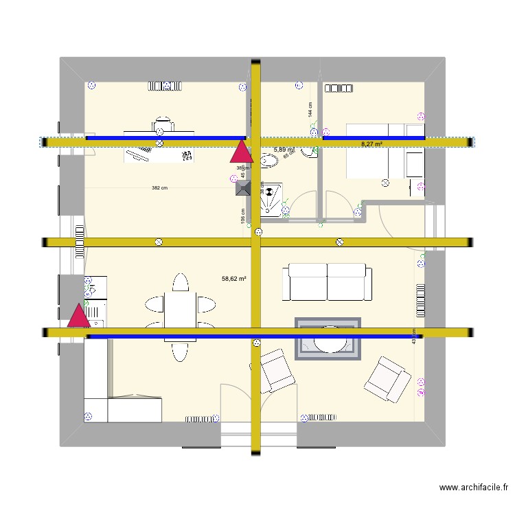COMBLE 4 mai. Plan de 0 pièce et 0 m2