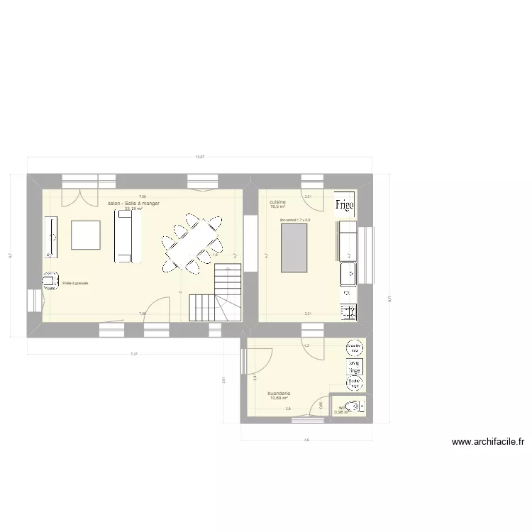 &eacute;lectricit&eacute; &eacute;tage. Plan de 