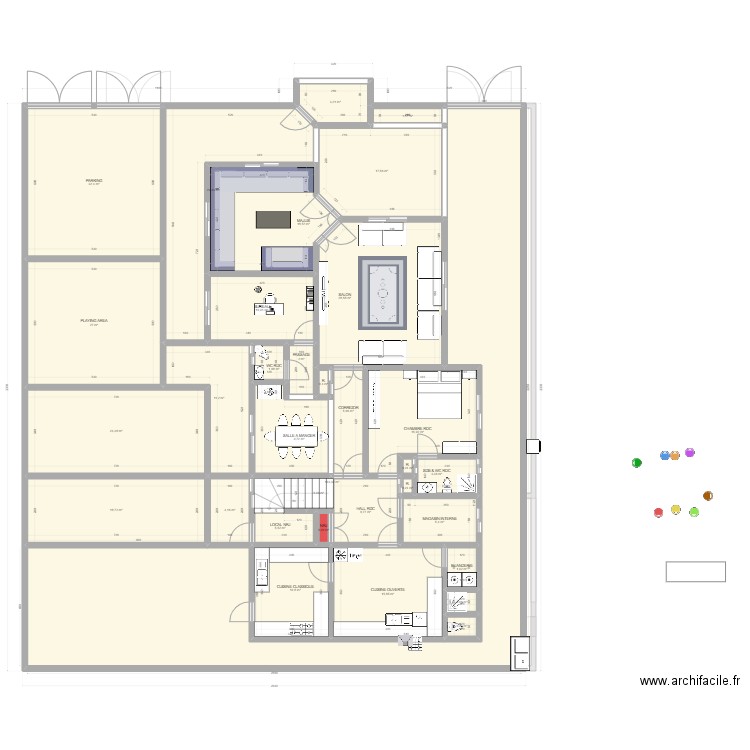 KOUBIA rethink 2021128. Plan de 1477 pièces et 13872 m2