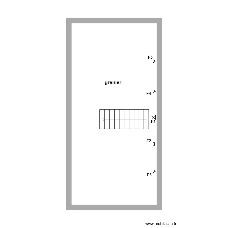 plan electrique grenier val fred. Plan de 