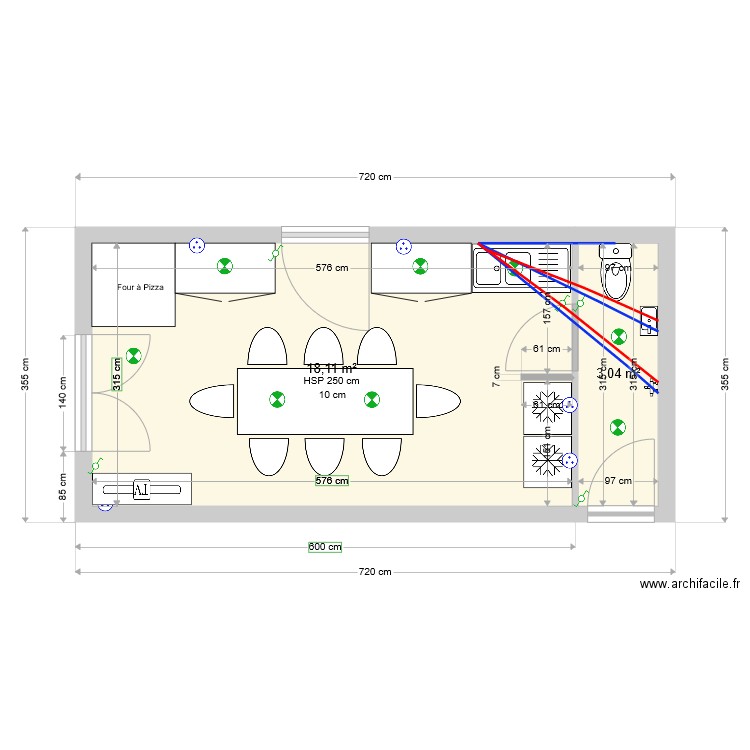 Cuisine été PSB N1. Plan de 0 pièce et 0 m2