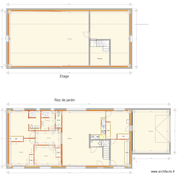 HAUTEVILLE Plans. Plan de 0 pièce et 0 m2