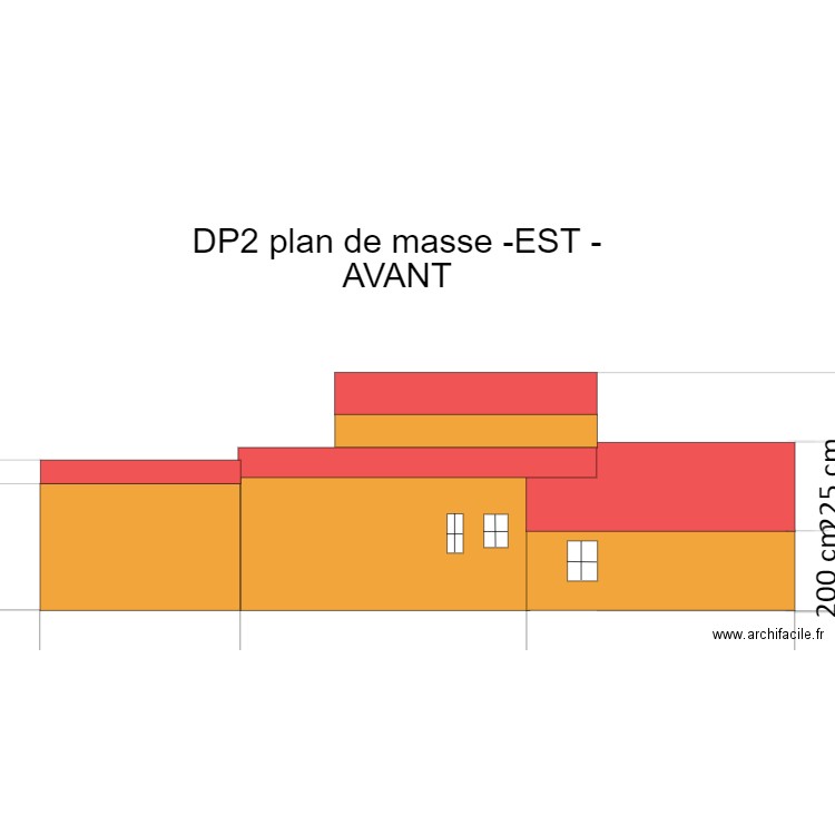 DP2-plan de masse -EST- AVANT. Plan de 0 pièce et 0 m2