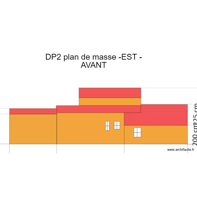 DP2-plan de masse -EST- AVANT. Plan de 