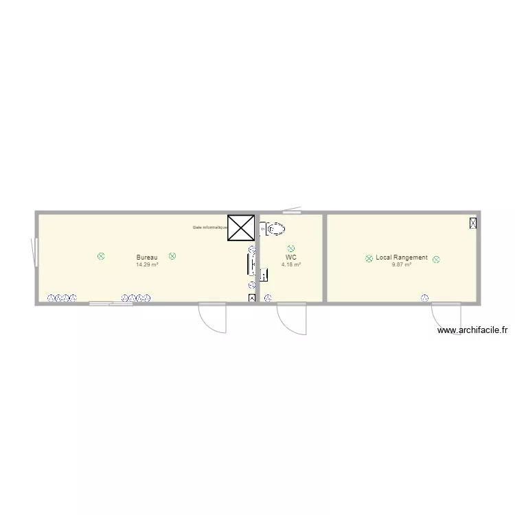 Plan modulaire. Plan de 