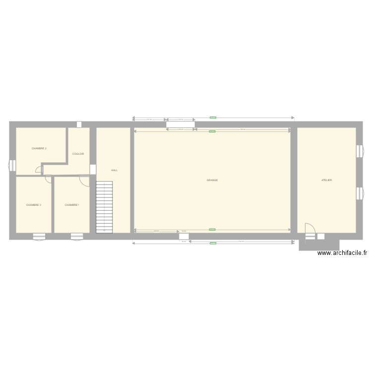 etage. Plan de 0 pièce et 0 m2