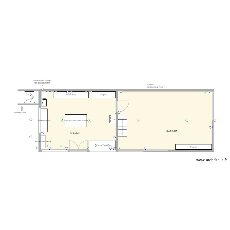 Atelier Kerzezette. Plan de 0 pièce et 0 m2