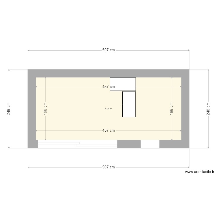 SALLE DE BAIN SUITE OUEST RDP. Plan de 0 pièce et 0 m2