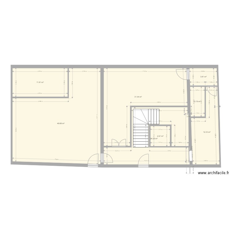 RDC Bât C . Plan de 0 pièce et 0 m2
