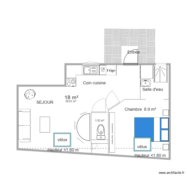 2001 DUCROT. Plan de 