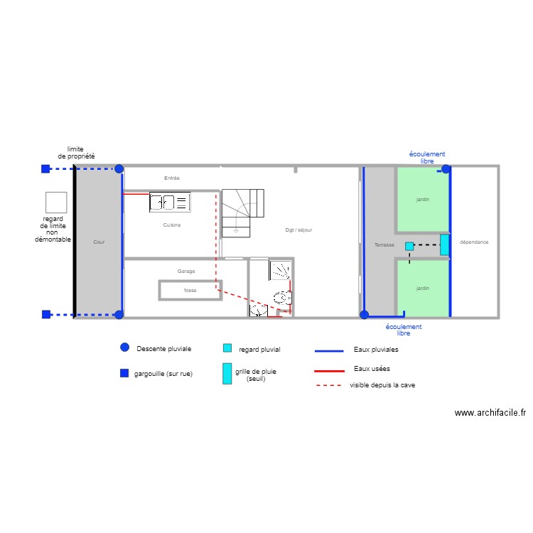 juvisy rdc. Plan de 0 pièce et 0 m2